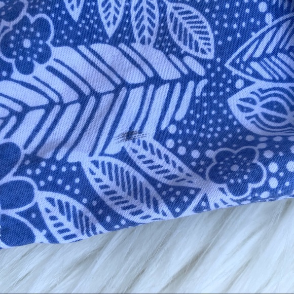 Kim Rogers Floral Mini Skirt Blue Skort 8 - Picture 10 of 10